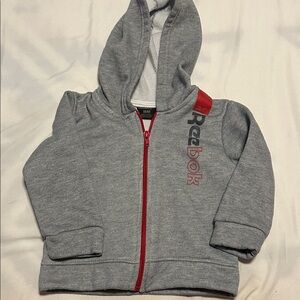 Reebok Gray Kids Hoodie Size 18 Months